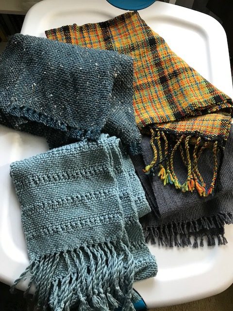 Weaving - 4 scarves